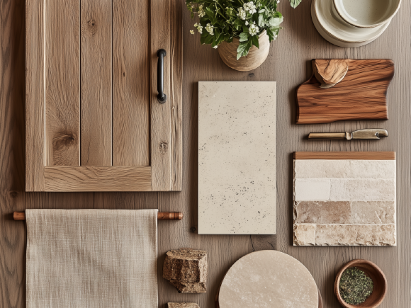 9. Farmhouse Modern Rustic Flatlay